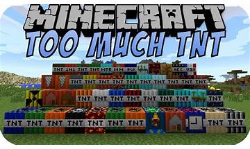 Too much TNT mod mcpe for Android - Download the APK from Habererciyes